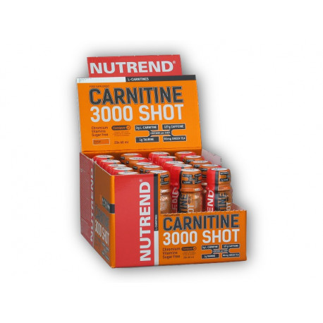 Carnitin 3000 Shot 20x60ml Ampullen - orange