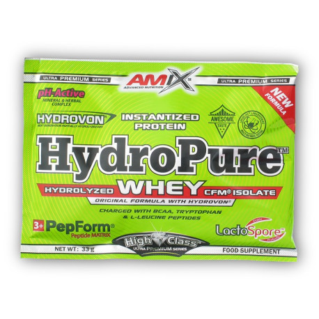 Hydro Pure Whey 33g Beutel - französischer Erdbeerjoghurt