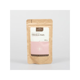 Hibiskus weiße Blüte - 100 g gehackt