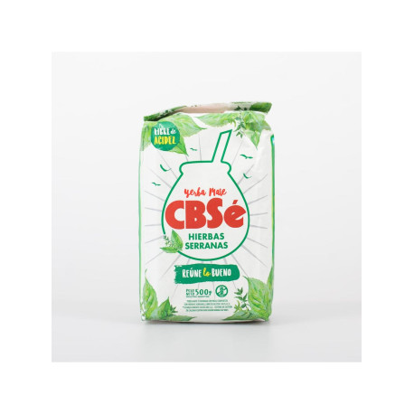 Yerba Mate CBSe hierbas serranas mint 500g