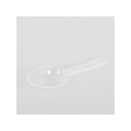 Halbkreisförmiger Löffel 5 ml mit Skala - weiß