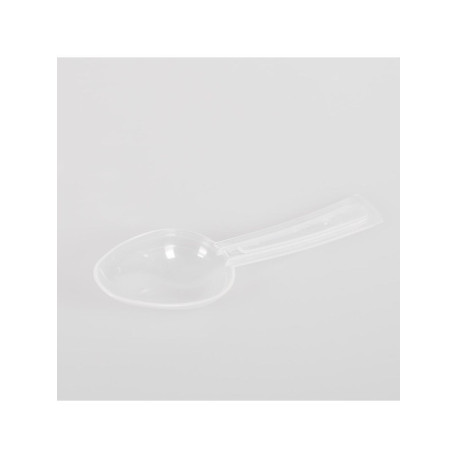 Halbkreisförmiger Löffel 5 ml mit Skala - weiß