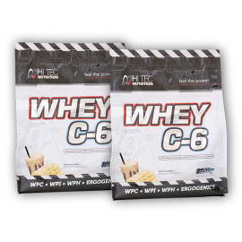 2x Whey C6 CFM 100% Molke Protein 2250g - Banane
