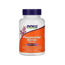 NOW FOODS Phosphatidylserin 100 mg (Kognitive Funktion) 120 Vegetarische Kapseln