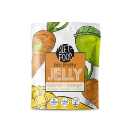 Diät Lebensmittel Fruchtiges Gelee Karotte & Mango
