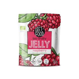 Diät Lebensmittel Fruchtiges Gelee Himbeere