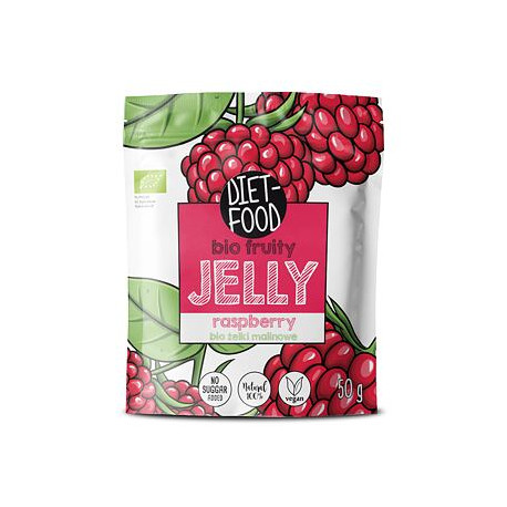 Diät Lebensmittel Fruchtiges Gelee Himbeere