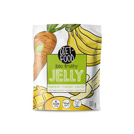 Diät Lebensmittel Fruchtiges Gelee Banane & Mango & Karotte