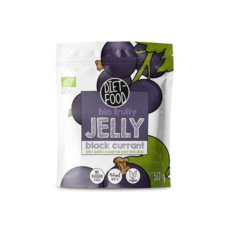 Diät Lebensmittel Fruchtiges Gelee Schwarze Johannisbeere