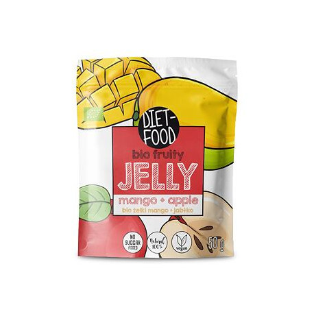 Diät Lebensmittel Fruchtiges Gelee Mango & Apfel