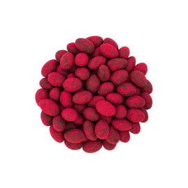 Mandeln in dunkler Schokolade mit Himbeeren - 200g