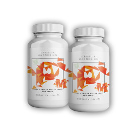 2x Kalium Magnesium, Kaliumcitrat + Magnesium Malat 200 pflanzliche Kapseln