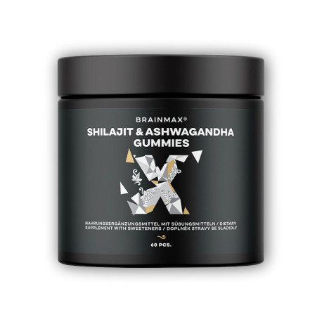 Shilajit &amp; Ashwagandha Gummies 60 Bonbons