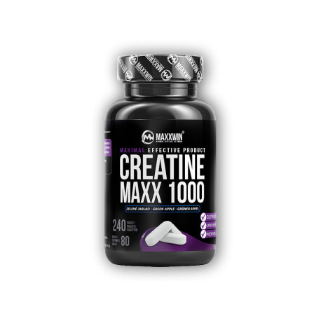 Kreatin MAXX 1000 aromatisiert 240 Tabletten - grüner Apfel