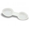 Doppelseitiger Löffel 2/1ml weiß