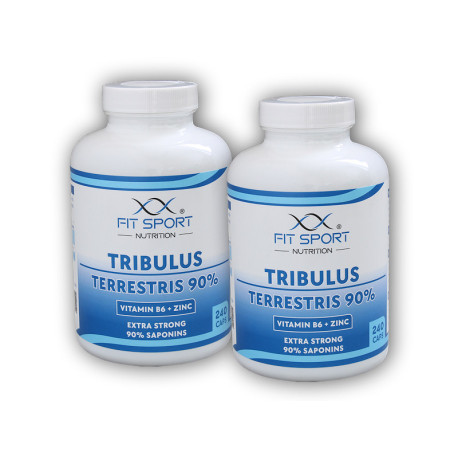 2x Tribulus Terrestris 90% + Vitamin B6 + Zink 240 Kapseln