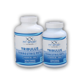 Tribulus Terrestris 90% + Vitamin B6 + Zink 240 Kapseln + 100 Kapseln