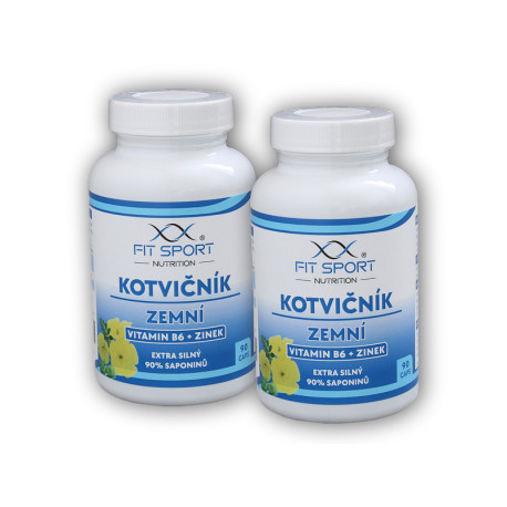 2x Tribulus terrestris 90% + Vitamin B6 + Zink 90 Kapseln