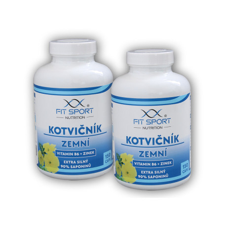 2x Tribulus terrestris 90% + Vitamin B6 + Zink 150 Kapseln