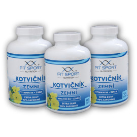 3x Tribulus terrestris 90% + Vitamin B6 + Zink 150 Kapseln