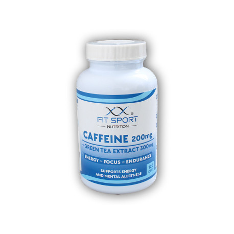 Koffein 200mg + Grüntee-Extrakt 300mg 120 Kapseln