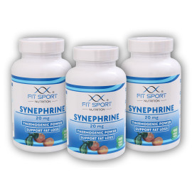 3x Synephrin 20mg 100 vegetarische Tabletten