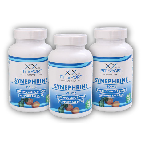 3x Synephrin 20mg 100 vegetarische Tabletten