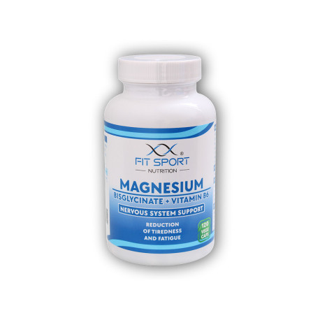 Magnesium Bisglycinat + Vitamin B6 120 veggie caps - Magnesium