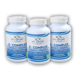 3x B-Komplex + Vitamin C + Vitamin E 100 veggie Kapseln