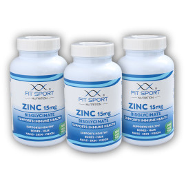3x Zink 15mg Bisglycinat 100 veggie Tabletten - Zink