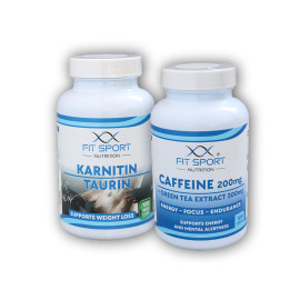 Carnitin Taurin 120 vegetarische Kapseln + Koffein 200mg + Grüner Tee 300mg 120 Kapseln