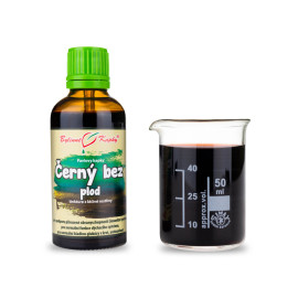 Schwarze Holunderblütentropfen (Tinktur) 50 ml