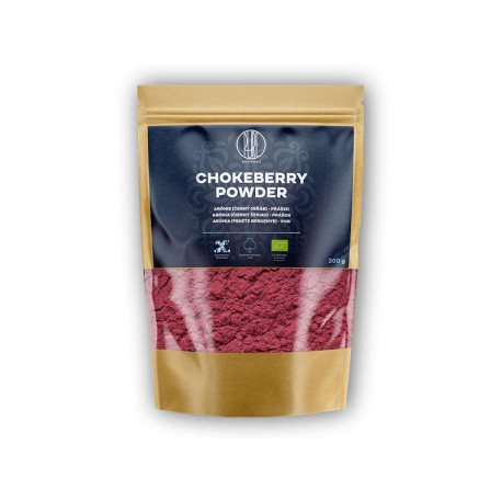 Aronia-Pulver, Aronia-Beere, Schwarze Vogelbeere Pulver BIO 200g