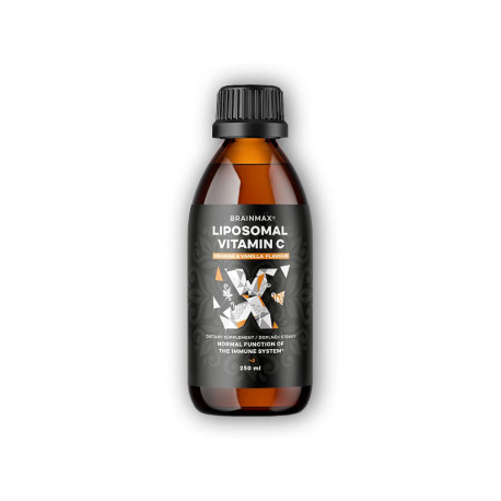 Flüssiges liposomales Vitamin C, liposomales Vitamin C 500mg 250ml - Orange Vanille