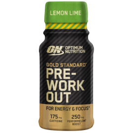 Optimum Nutrition Standard Preworkout Shot 60ml Zitrone Limette