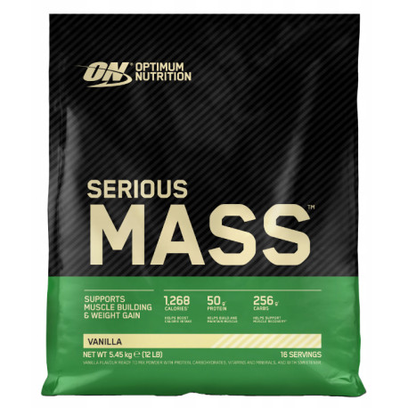 Optimum Nutrition Serious Mass 5450g Vanille