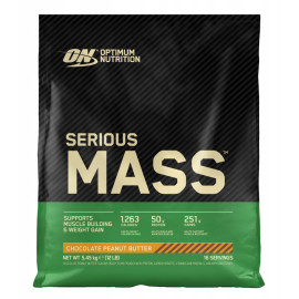 Optimum Nutrition Serious Mass 5450g Schokolade Erdnussbutter