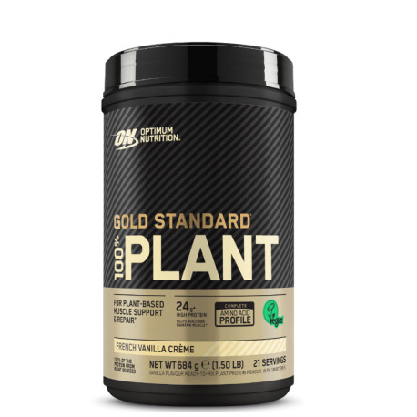 Optimum Nutrition Gold Standard 100% pflanzliches Protein 684g Französische Vanille