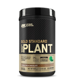 Optimum Nutrition Gold Standard 100% pflanzliches Protein 684g doppelt reichhaltige Schokolade