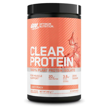 Optimum Nutrition Clear Protein 100% Pflanzenisolat 280g Pfirsich