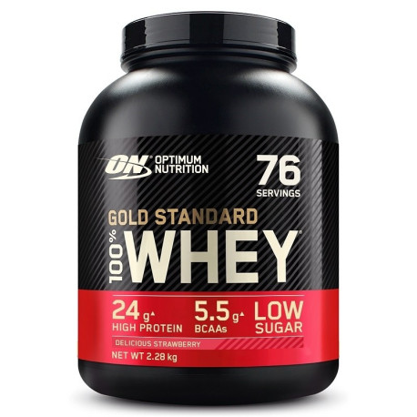 Optimum Nutrition 100% Whey Gold 2270g Leckere Erdbeere