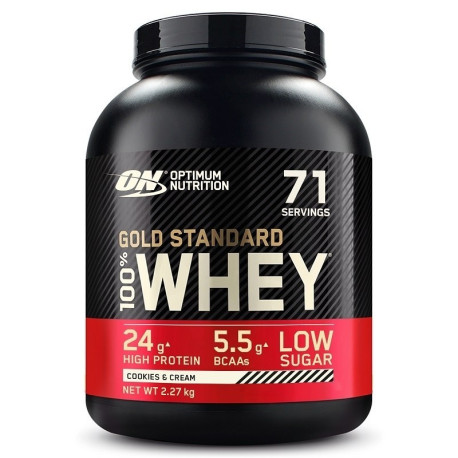Optimum Nutrition 100% Molke Gold 2270g Kekse Creme