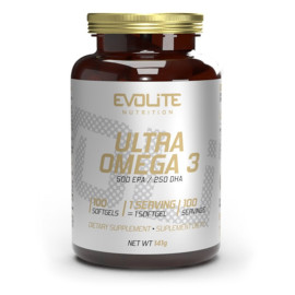 Evolite Nutrition Ultra Omega 3 500EPA / 250DHA 100 Kapseln