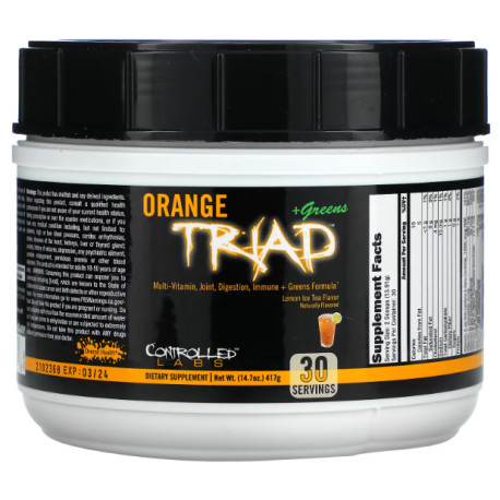 Controlled Labs Orange Triad Grün 412g Zitrone
