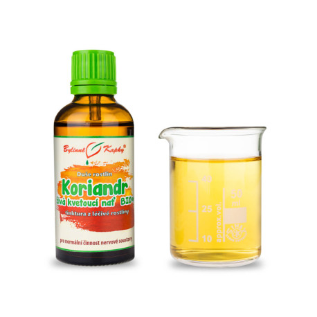 Koriander gesät Live Leaf BIO* - Kräutertropfen (Tinktur) Pflanzenseele 50 ml