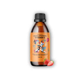 KIDS Flüssiges liposomales Vitamin C 500mg 200ml - Erdbeere