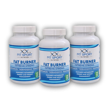 3x Fat Burner Extreme Strong 120 Vege Caps – Fettverbrenner
