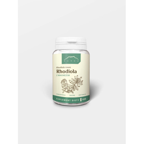 Rhodiola mit Magnesiumkapseln x 550 mg - 100 mg