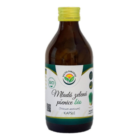 Junge grüne Weizenkapseln BIO 190 Stück