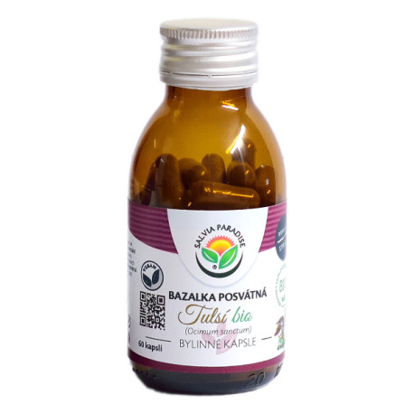 Tulsi – heilige Basilikumkapsel BIO 60 Stücke